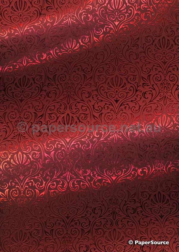 Specialty Paper | Flat Foil Eternity Red with Red Foil Recycled ...