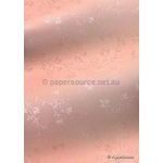 Chiffon Blossom | Baby Pink Chiffon with Baby Pink Screen Print-curled | PaperSource