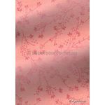 Chiffon Blossom | Pink Chiffon with Pink Screen Print=curled | PaperSource