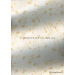Chiffon Blossom | Pearl Chiffon with Amberl Screen Print-curled | PaperSource