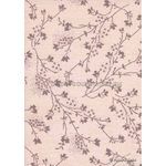 Chiffon Blossom | Pink Chiffon with Ruby Screen Print | PaperSource