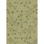Chiffon Blossom | Sage Chiffon with Sage Screen Print | PaperSource
