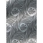 Chiffon Vortex White with Charcoal Swirl Pattern Print A4 paper | PaperSource