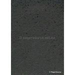 Flat Foil Espalier | Black Chiffon with Black foiled floral vine pattern | PaperSource