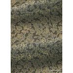 Chiffon Print | Rose Chocolate Chiffon shown on a dark background - curled | PaperSource