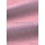 Chiffon Print | Paisley Vine Pink Chiffon with a subtle white pattern, A4 - curled | PaperSource