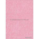 Chiffon Print | Paisley Vine Pink Chiffon with a subtle white pattern, A4 | PaperSource