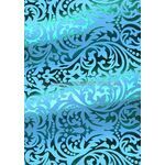 Flat Foil Turquoise Foil on Aqua Blue Matte Cotton A4 handmade recycled paper | PaperSource