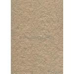 Embossed Mink Beige Pearlescent Autumn A4 handmade paper
