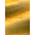 Batik Metallic - Orange with Silver 120gsm Handmade Recycled Paper | PaperSource