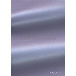 Embossed | Rococo Lilac Pearlescent 120gsm 200 x 297mm paper curled | PaperSource