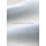 Foiled Eternity White Foil on Quartz Pearl Smooth Metallic Pearlescent Handmade, Recycled A4 Paper | PaperSource