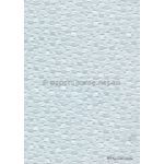 Embossed Ice Baby Blue Pearlescent A4 handmade paper