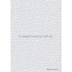 Embossed White Matte A4 handmade paper