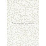 Vellum Patterned | Royal Vine, a gold pattern on Transparent A4 112gsm paper. Also known as Trace, Translucent or Tracing paper, Parchment or Pergamano. | PaperSource