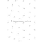 Vellum Patterned | Hearts, a silver pattern on Transparent 112gsm paper. Also known as Trace, Translucent or Tracing paper, Parchment or Pergamano. | PaperSource