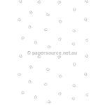 Vellum Patterned | Hearts, a silver pattern on Transparent 112gsm paper. Also known as Trace, Translucent or Tracing paper, Parchment or Pergamano. | PaperSource