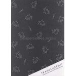 Vellum Patterned | Hens, a white pattern on Transparent A4 112gsm paper. Also known as Trace, Translucent or Tracing paper, Parchment or Pergamano. | PaperSource