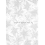 Vellum Patterned | Lily, a silver pattern on Transparent A4 112gsm paper. Also known as Trace, Translucent or Tracing paper, Parchment or Pergamano. | PaperSource