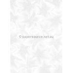 Vellum Patterned | Lily, a white pattern on Transparent A4 112gsm paper. Also known as Trace, Translucent or Tracing paper, Parchment or Pergamano. | PaperSource