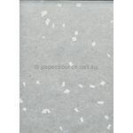 Silk Plain | White with White Confelli Inclusions 90gsm Recycled Handmade Paper | PaperSource