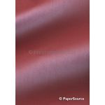 Curious | Red Inferno Metallic Shimmer, Smooth Laser Printable A4 250gsm Card | PaperSource