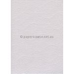 Embossed Espalier White Pearlescent A4 recycled paper | PaperSource
