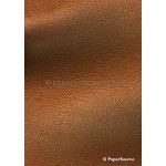 Embossed Stucco Grunge Copper Metallic A4 handmade, recycled paper aka Moonrock