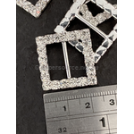 Diamante Large Square Buckle with Premium A Grade stones for maximum sparkle | PaperSource