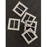 Diamante Large Square Buckle with Premium A Grade stones for maximum sparkle | PaperSource