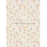 Patterned | Big Eared Bunnies Designer pattern on Stardream Pearlescent Crystal 120gsm paper | PaperSource