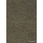 CLEARANCE Embossed Bloom Antique Gold Pearlescent A4 handmade recycled paper | Papersource