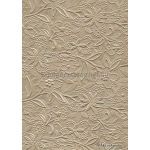 CLEARANCE Embossed Bloom Mink Pearlescent A4 handmade recycled paper | PaperSource