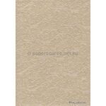 Embossed Espalier Champagne Pearlescent A4 handmade, recycled 1-sided coloured paper | PaperSource