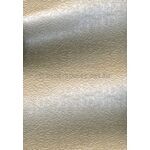 Embossed Eternity Champagne Pearlescent A4 1-sided handmade, deep ermbossed, recycled paper | PaperSource