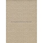 Embossed Eternity Champagne Pearlescent A4 2-sided handmade, deep embossed, recycled paper | PaperSource