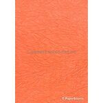 Rustic Fluoro Orange Metallic Handmade, Recycled paper | PaperSource