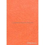 Rustic Fluoro Orange Metallic Handmade, Recycled paper | PaperSource