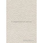 Embossed Stitched Quartz Pearlescent A4 handmade recycled paper | PaperSource
