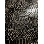 Leather Python Batik Charcoal Embossed Faux Leather Handmade Recycled paper | PaperSource