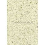 Mica Olive Green Mica Flakes on Off White Crush Matte A4 handmade recycled paper | PaperSource