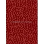 Leather Cheetah Red Bright Embossed Faux Leather Handmade Recycled paper | PaperSource