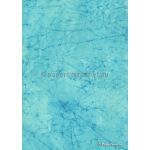 Batik Aqua Blue 120gsm A4 paper | PaperSource