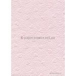 Handmade Embossed Paper - Pebble Heart Baby Pink Matte A4 | PaperSource