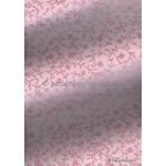Chiffon Vine | Pink Chiffon with Silver Glitter Print - curled | PaperSource