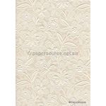 Embossed Bloom Opal Pearlescent A4 handmade paper