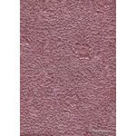 Embossed Bouquet Deep Maroon Pearlescent A4 handmade, recycled paper | PaperSource
