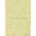 Embossed Bouquet Bright Yellow Pearlescent A4 handmade, recycled paper | PaperSource