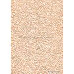 Embossed Bouquet Apricot Pearlescent A4 handmade, recycled paper | PaperSource