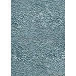 Embossed Bouquet Teal Blue Pearlescent A4 handmade, recycled paper | PaperSource